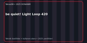 be quiet! Light Loop 420