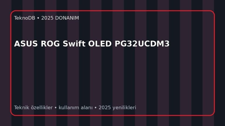 ASUS ROG Swift OLED PG32UCDM3
