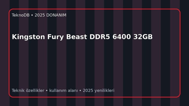 Kingston Fury Beast DDR5 6400 32GB