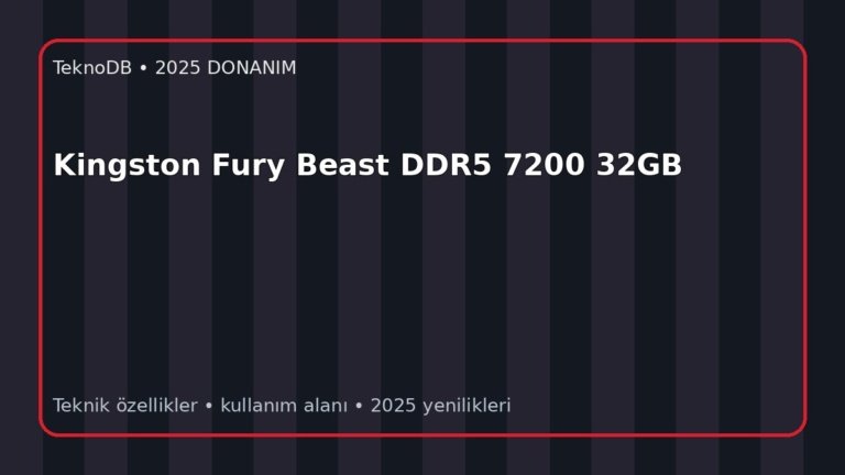 Kingston Fury Beast DDR5 7200 32GB