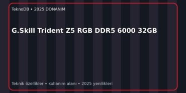 G.Skill Trident Z5 RGB DDR5 6000 32GB