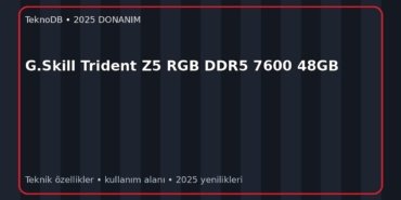 G.Skill Trident Z5 RGB DDR5 7600 48GB