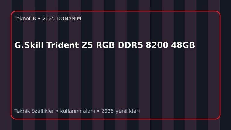 G.Skill Trident Z5 RGB DDR5 8200 48GB