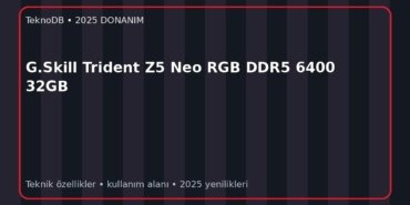 G.Skill Trident Z5 Neo RGB DDR5 6400 32GB
