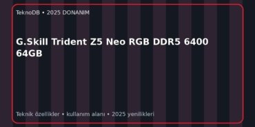 G.Skill Trident Z5 Neo RGB DDR5 6400 64GB