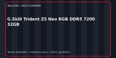 G.Skill Trident Z5 Neo RGB DDR5 7200 32GB