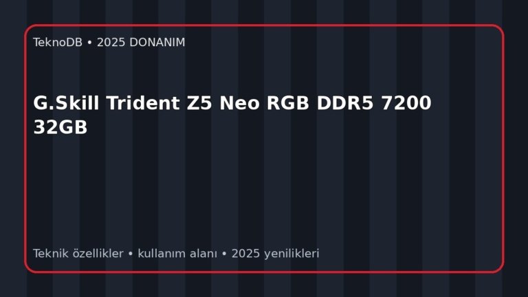 G.Skill Trident Z5 Neo RGB DDR5 7200 32GB