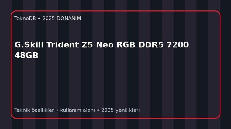 G.Skill Trident Z5 Neo RGB DDR5 7200 48GB