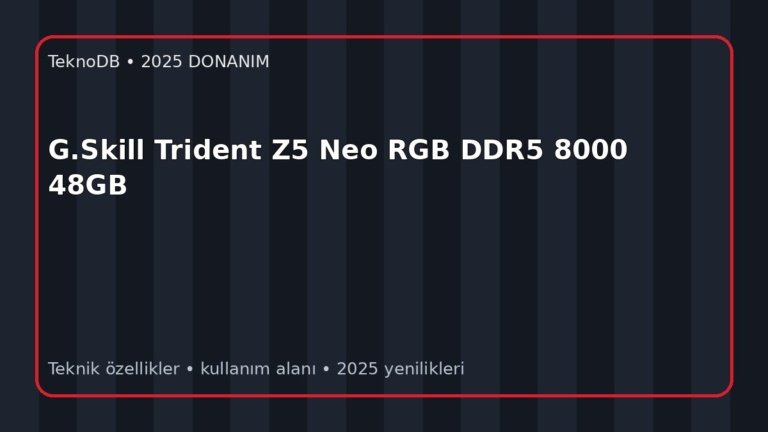 G.Skill Trident Z5 Neo RGB DDR5 8000 48GB
