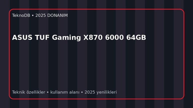 ASUS TUF Gaming X870 6000 64GB