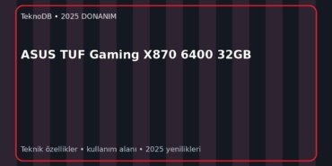 ASUS TUF Gaming X870 6400 32GB