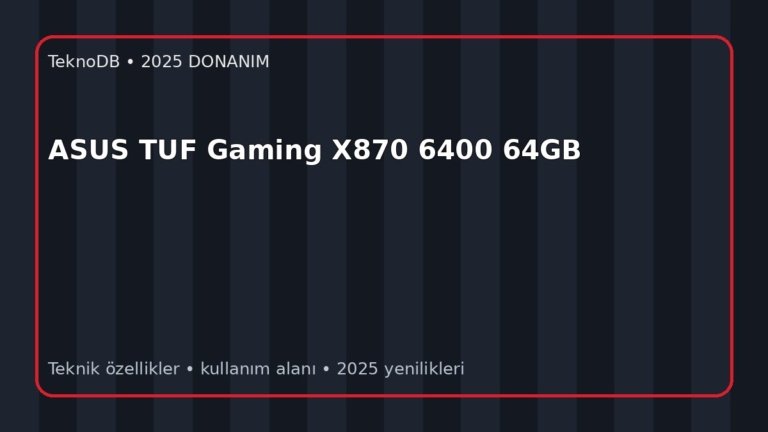 ASUS TUF Gaming X870 6400 64GB