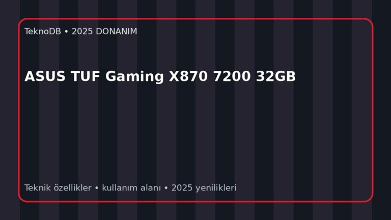 ASUS TUF Gaming X870 7200 32GB