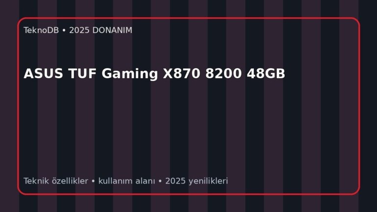 ASUS TUF Gaming X870 8200 48GB
