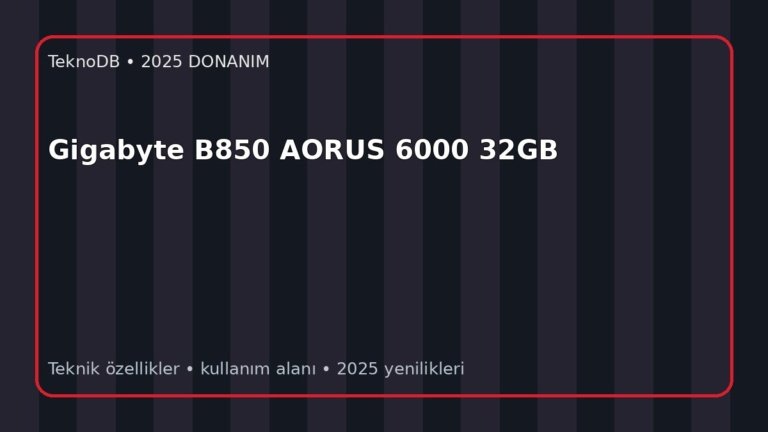 Gigabyte B850 AORUS 6000 32GB