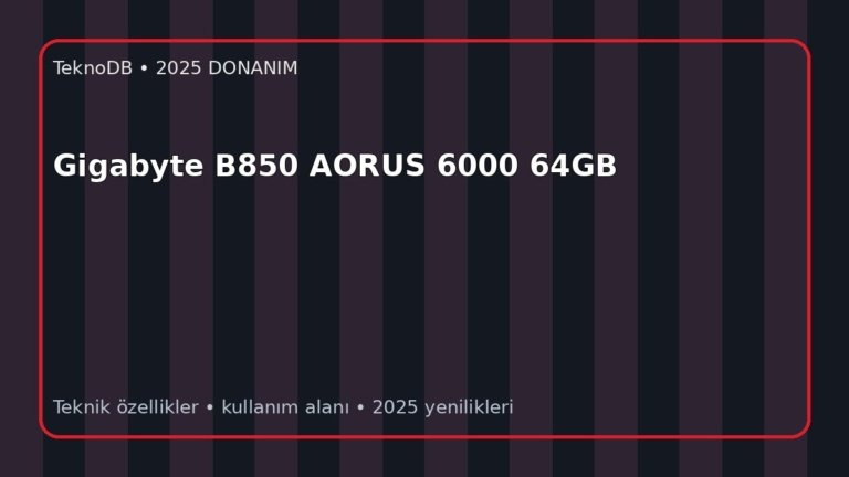 Gigabyte B850 AORUS 6000 64GB