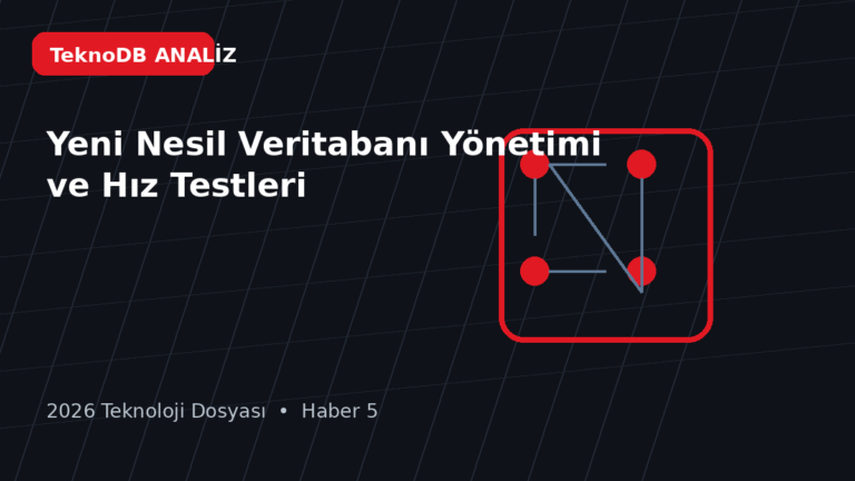 Yeni Nesil Veritabanı Yönetimi ve Hız Testleri