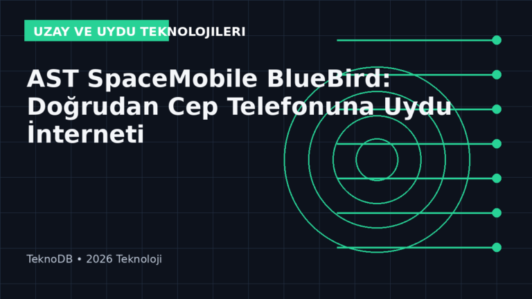 AST SpaceMobile BlueBird: Doğrudan Cep Telefonuna Uydu İnterneti
