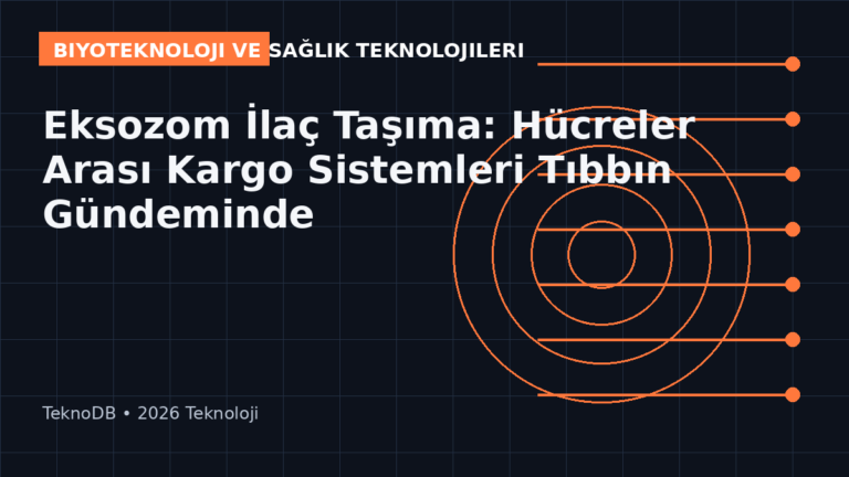 Eksozom İlaç Taşıma: Hücreler Arası Kargo Sistemleri Tıbbın Gündeminde
