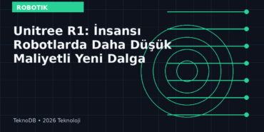 Unitree R1: İnsansı Robotlarda Daha Düşük Maliyetli Yeni Dalga