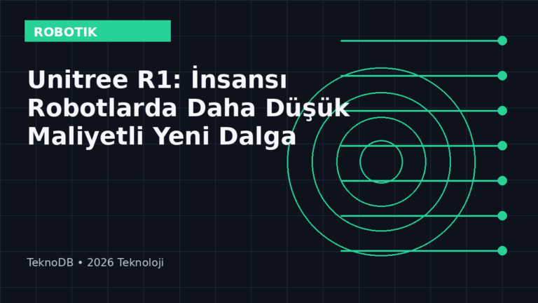Unitree R1: İnsansı Robotlarda Daha Düşük Maliyetli Yeni Dalga