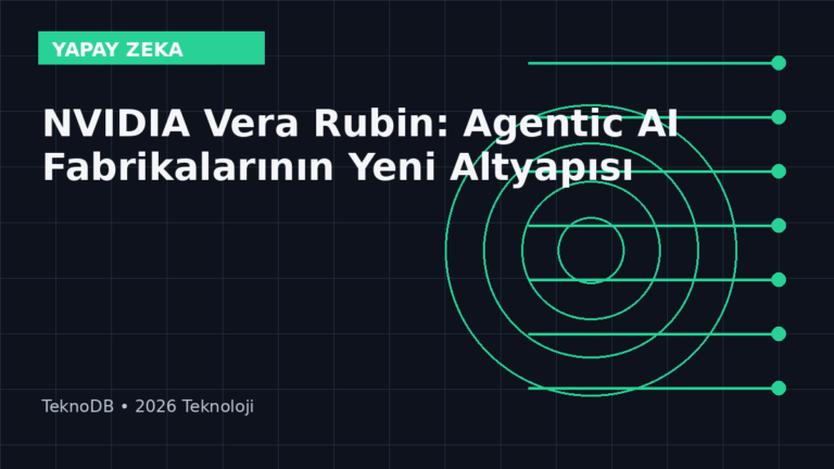 NVIDIA Vera Rubin: Agentic AI Fabrikalarının Yeni Altyapısı