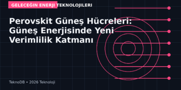 Perovskit Güneş Hücreleri: Güneş Enerjisinde Yeni Verimlilik Katmanı