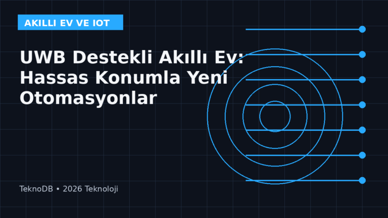 UWB Destekli Akıllı Ev: Hassas Konumla Yeni Otomasyonlar