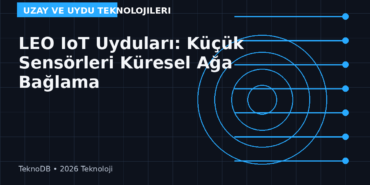 LEO IoT Uyduları: Küçük Sensörleri Küresel Ağa Bağlama
