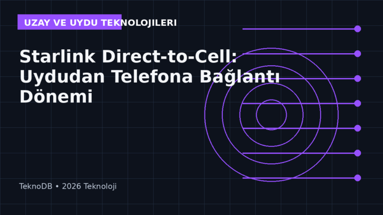 Starlink Direct-to-Cell: Uydudan Telefona Bağlantı Dönemi