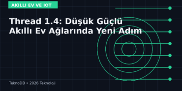 Thread 1.4: Düşük Güçlü Akıllı Ev Ağlarında Yeni Adım