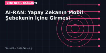 AI-RAN: Yapay Zekanın Mobil Şebekenin İçine Girmesi