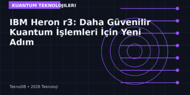 IBM Heron r3: Daha Güvenilir Kuantum İşlemleri İçin Yeni Adım
