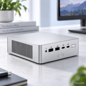 Kompakt gövde, metalik yüzey ve modern mini PC formu tek karede.