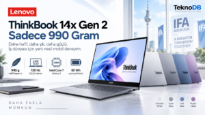 Lenovo ThinkBook 14x Gen 2 Tanıtıldı: Sadece 990 Gram?