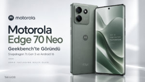 Motorola Edge 70 Neo Geekbench’te Göründü: Snapdragon 7s Gen 3 ve Android 16