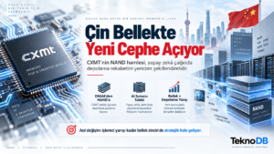 Çin Bellekte Yeni Cephe Açıyor: CXMT’nin NAND Hamlesi Sadece Yeni Bir Ürün Değil