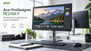 Acer ProDesigner PE270X P özellikleri: 5K MiniLED ve 165 Hz?