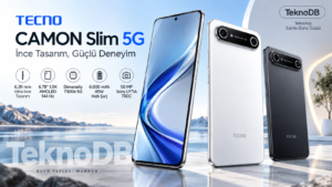 TECNO CAMON Slim 5G: İnce Gövdede 6.000 mAh Batarya?
