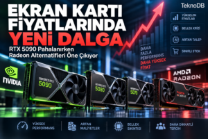 Ekran Kartı Fiyatlarında Yeni Dalga: RTX 5090 5.000 Dolar Sınırına Dayandı